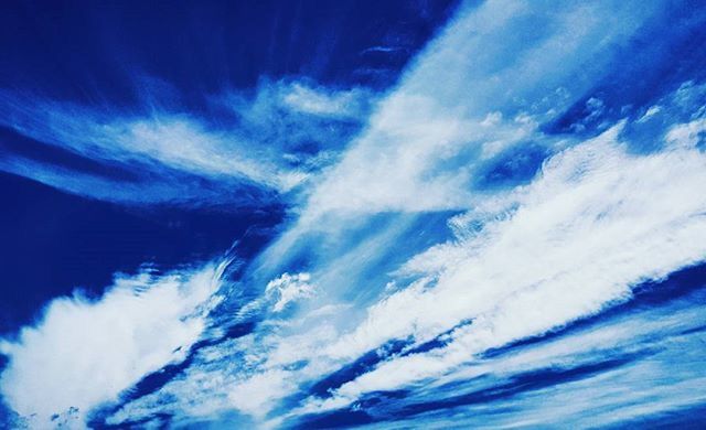 blue, beauty in nature, sky, scenics, low angle view, cloud - sky, nature, sky only, tranquility, tranquil scene, backgrounds, idyllic, majestic, cloudscape, cloud, outdoors, no people, full frame, power in nature, cloudy