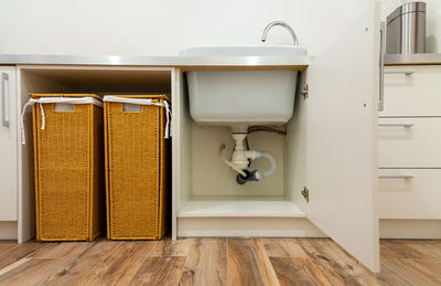 Interior of bathroom