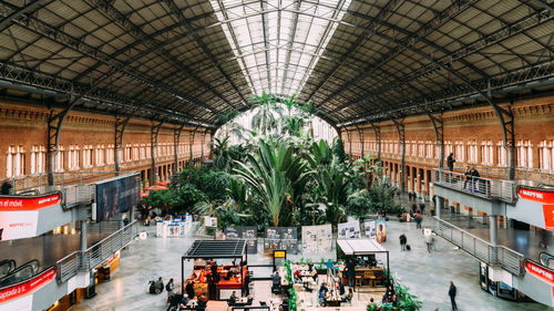 People in shopping mall