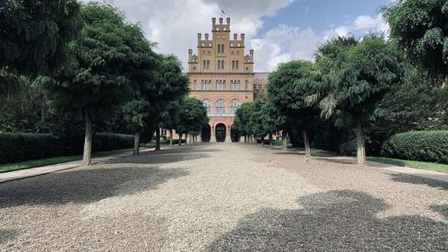 View of historic building against sky