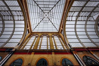 Low angle view of ceiling of building