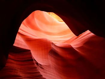 Rock formations in canyon