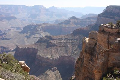 Panoramic view of mountains against sky