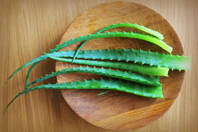 Close-up of food on table