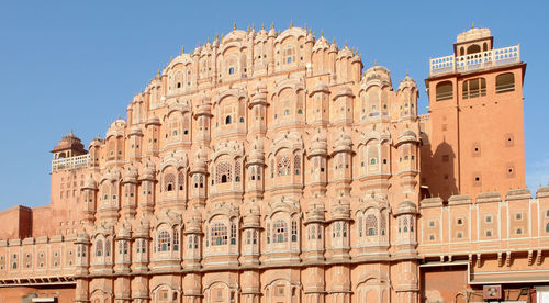 Low angle view of historical building against sky