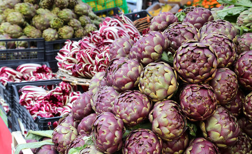 Close-up of fruits for sale in market