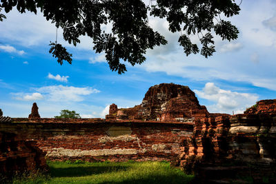 Old ruins against sky