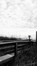 Scenic view of bridge against sky