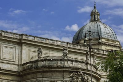 Low angle view of building against sky