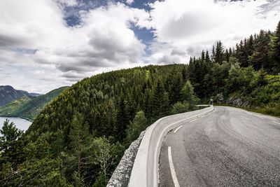 Panoramic view of trees against sky