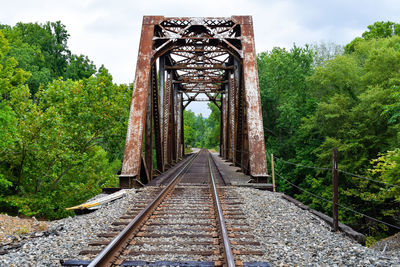 Railroad track passing through tunnel