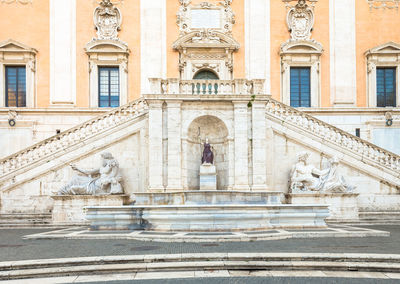 Facade of historic building