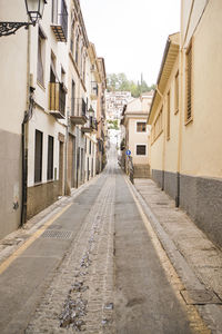 Street amidst buildings in city