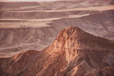 Rock formations in a desert