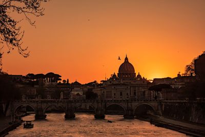 Vatican in the sunset