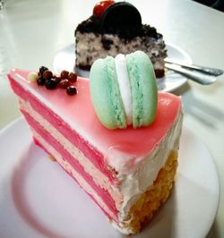 Close-up of ice cream in plate