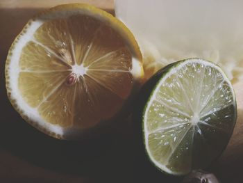 Close-up of drink on table