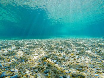 View of sea underwater