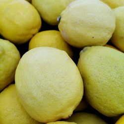 Full frame shot of lemons