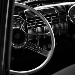 Close-up of vintage car