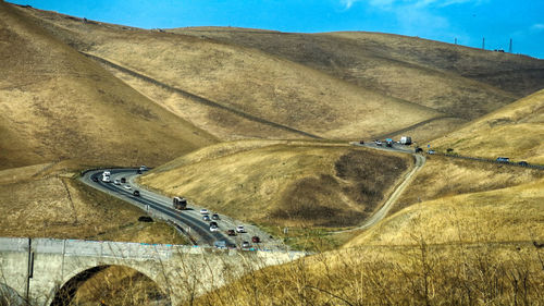 Road passing through mountains