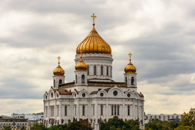 View of church against cloudy sky