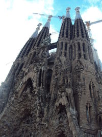 Low angle view of building against sky