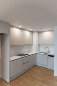 View of empty kitchen at home