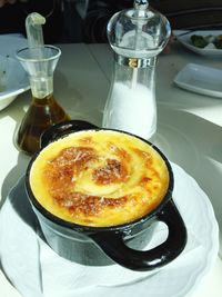 Close-up of drink on table