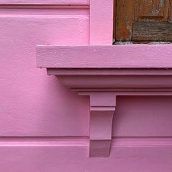 Close-up of closed door of building