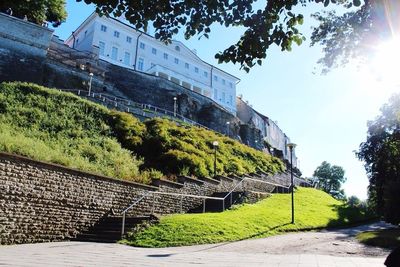 View of built structure with trees in background