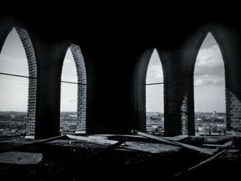 View of bridge in city