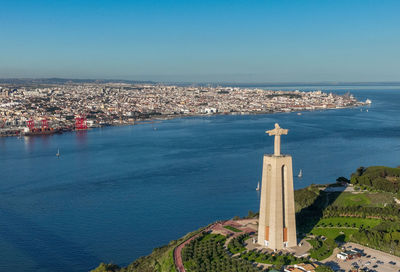 Sanctuary of christ the king. catholic monument dedicated to the sacred heart of jesus christ 