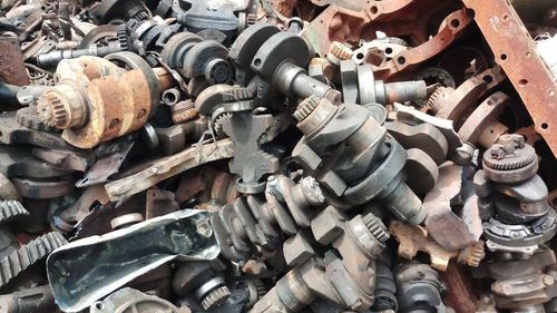 Full frame shot of machine part