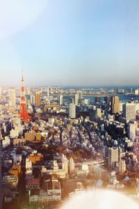 Aerial view of a city