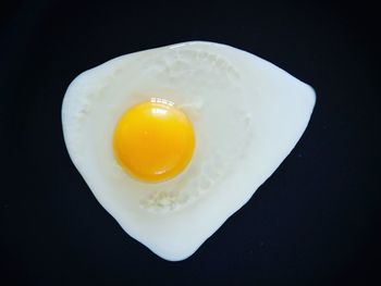 Close-up of food on black background
