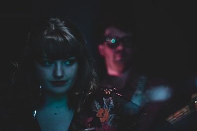 Portrait of young woman