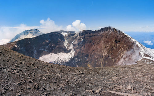 Etna - cratere di nord est, 3326m.