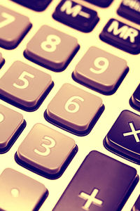 Full frame shot of computer keyboard