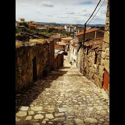 Narrow alley in town