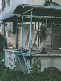 Interior of abandoned building