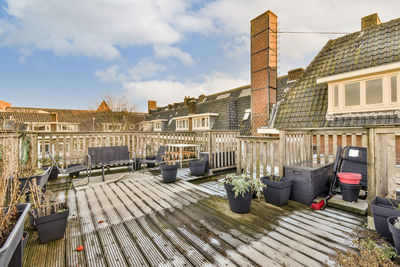 Buildings in city against sky