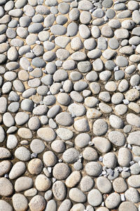 Detail shot of pebbles