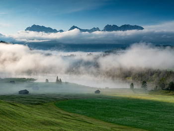 Scenic view of landscape against sky