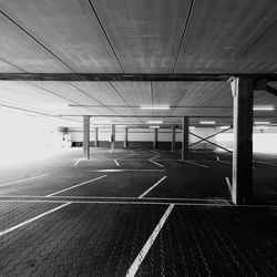 View of empty road