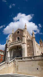 Low angle view of building against sky