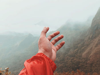 Hiking in the rain