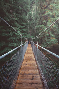 Rear view  footbridge