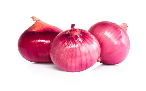 Close-up of apple against white background