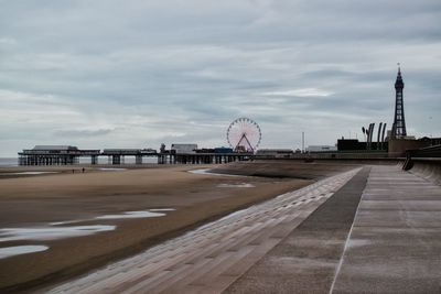 Early morning walk on the promenade 